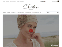 Tablet Screenshot of christineheadwear.com